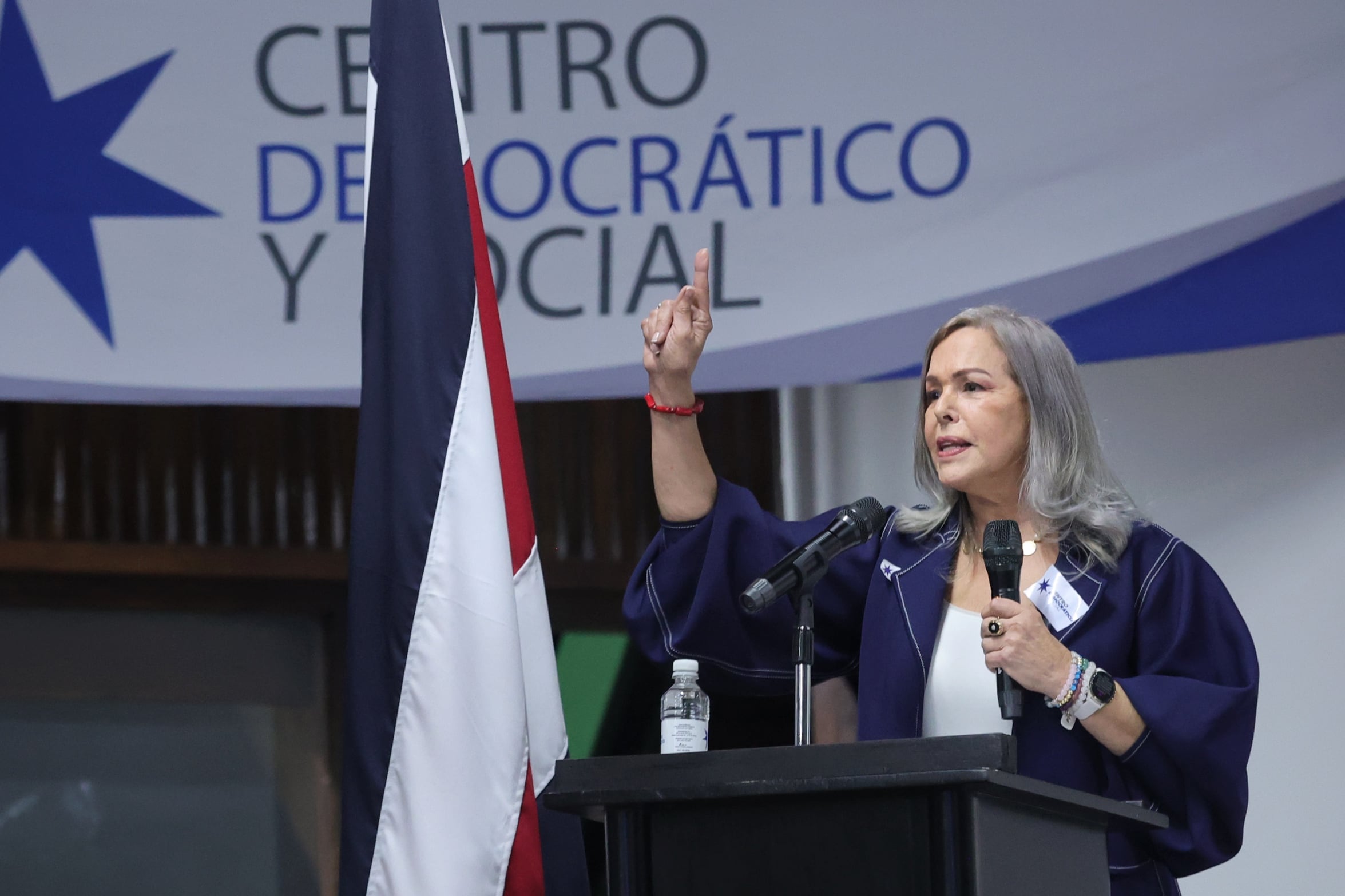 11/09/2025/ Ana Virginia Calzada ex presidenta de la sala IV fue electa candidata presidencial del CDS / Foto John Durán