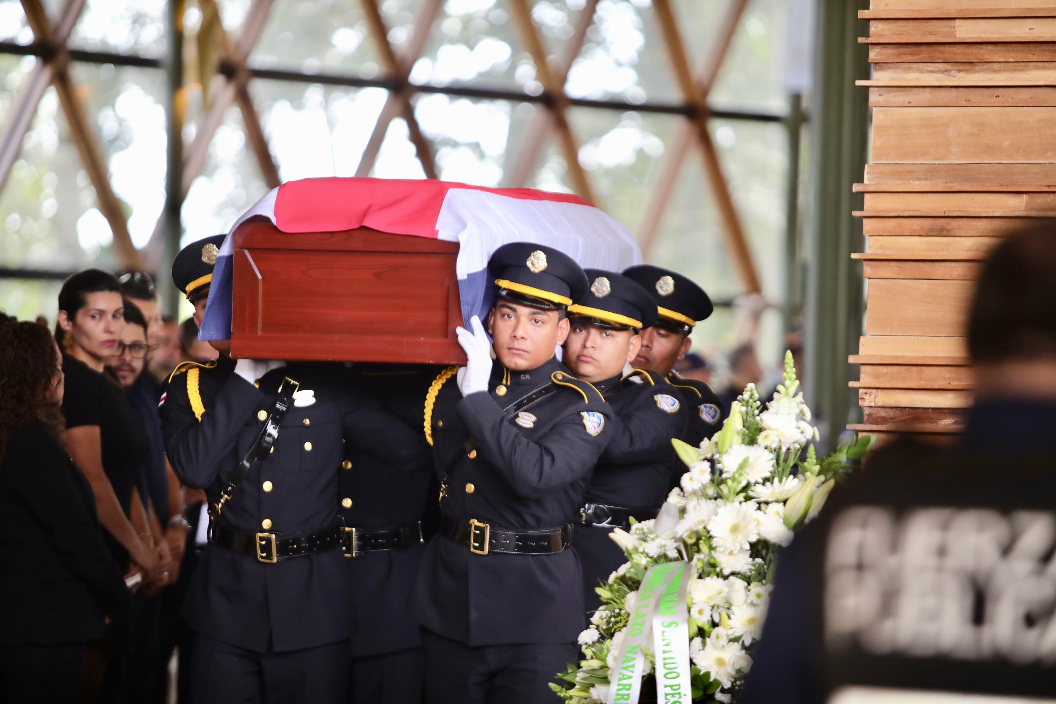 Funeral del oficial del OIJ, Oficial Geiner Zamora Hidalgo