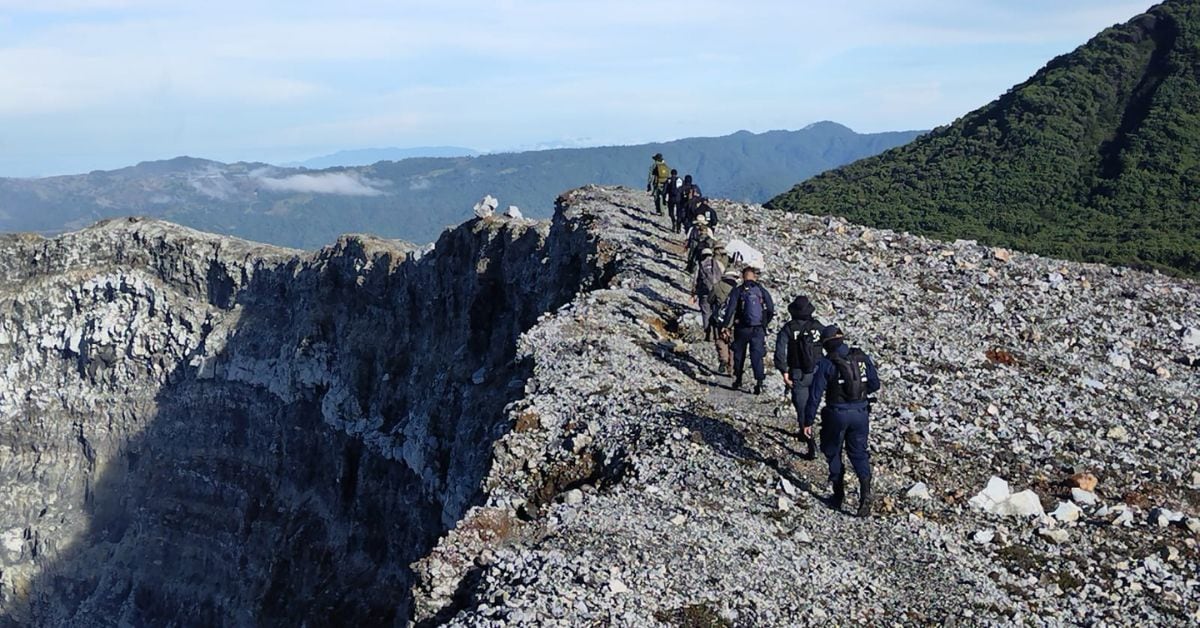 El operativo se llevó a cabo el pasado 25 de julio en el volcán Poás. (Foto: MSP)