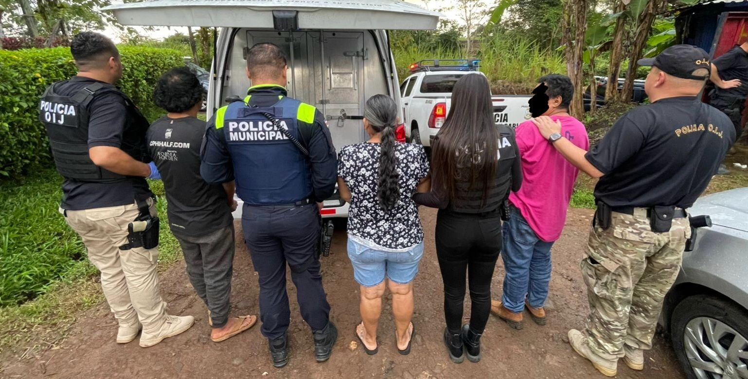 OIJ golpea al tráfico local de drogas en San Carlos