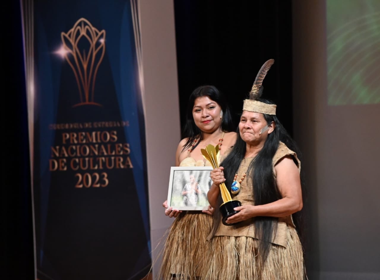 11/03/2024, San Jose, Teatro Nacional, entrega de Los Premios Nacionales. En la fotografía Rosa Álvarez.
