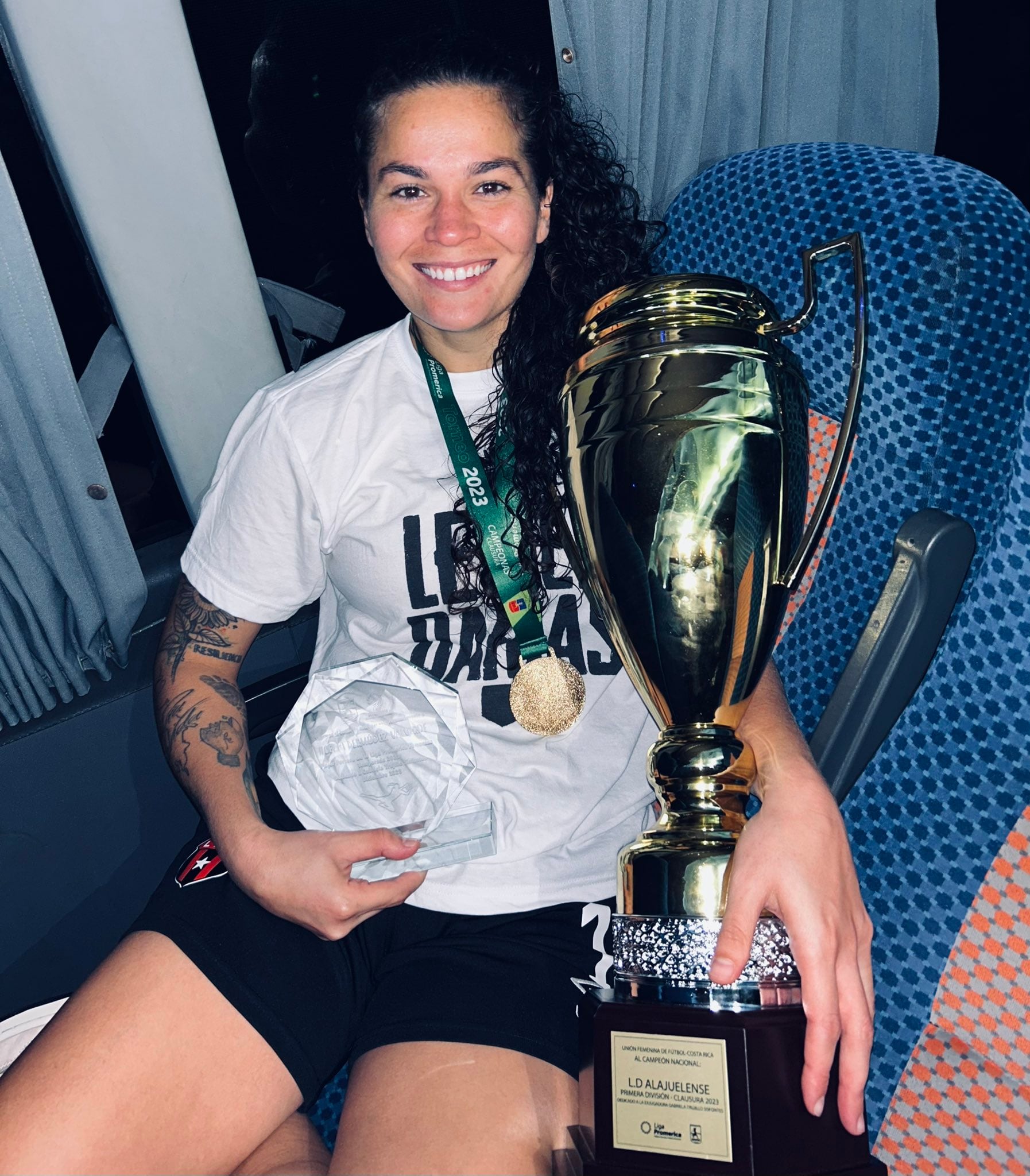 Noelia Bermúdez cerró el año de la manera como quería, siendo hexacampeona con Liga Deportiva Alajuelense y la mejor guardameta del campeonato nacional.