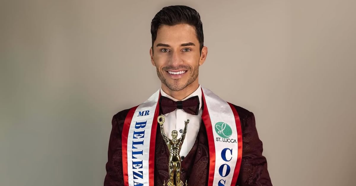 José Mario Rodríguez Jiménez es el actual representante del Certamen de Belleza Masculina Costa Rica.