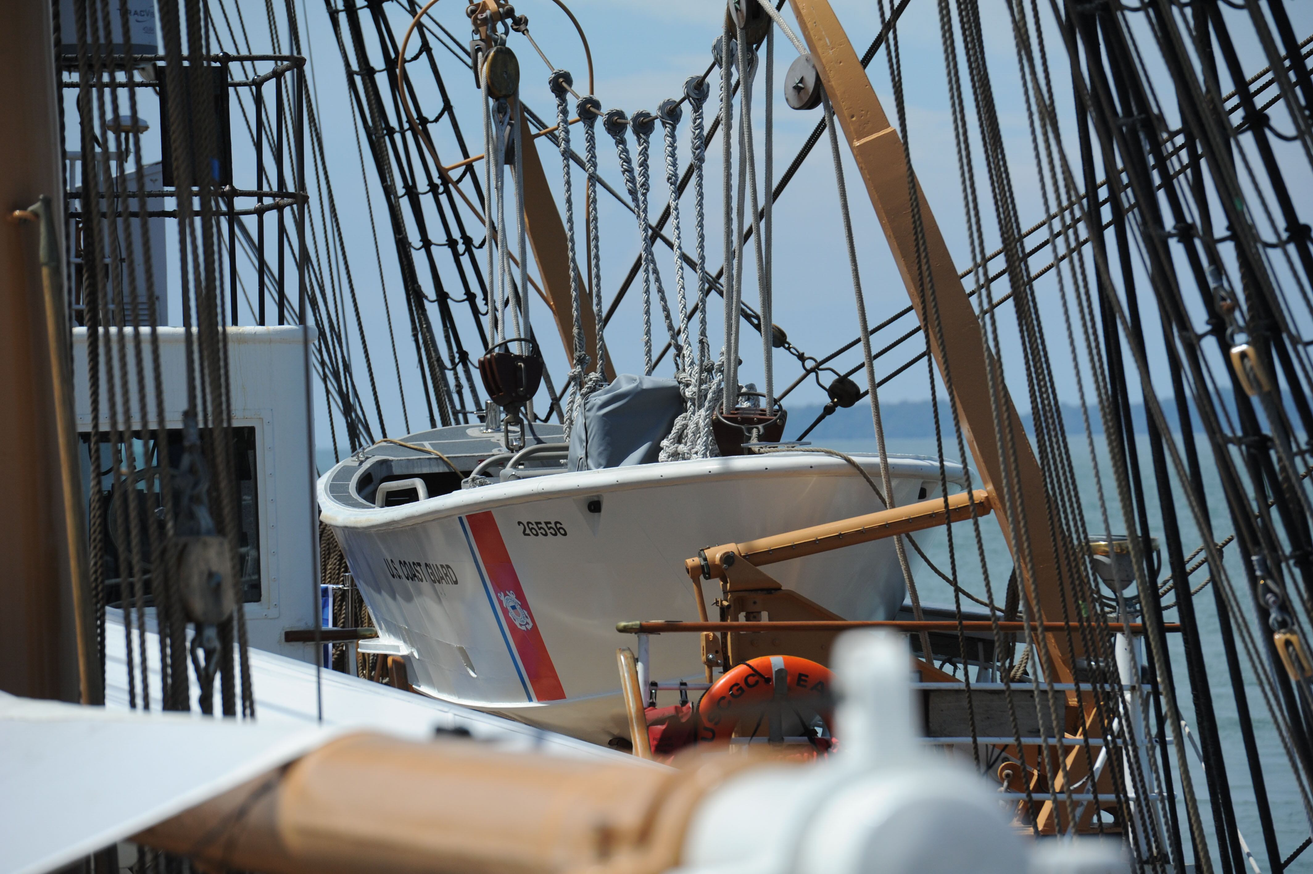 Velero USCGC EAGLE futuros oficiales de la Guardia Costera Estados Unidos