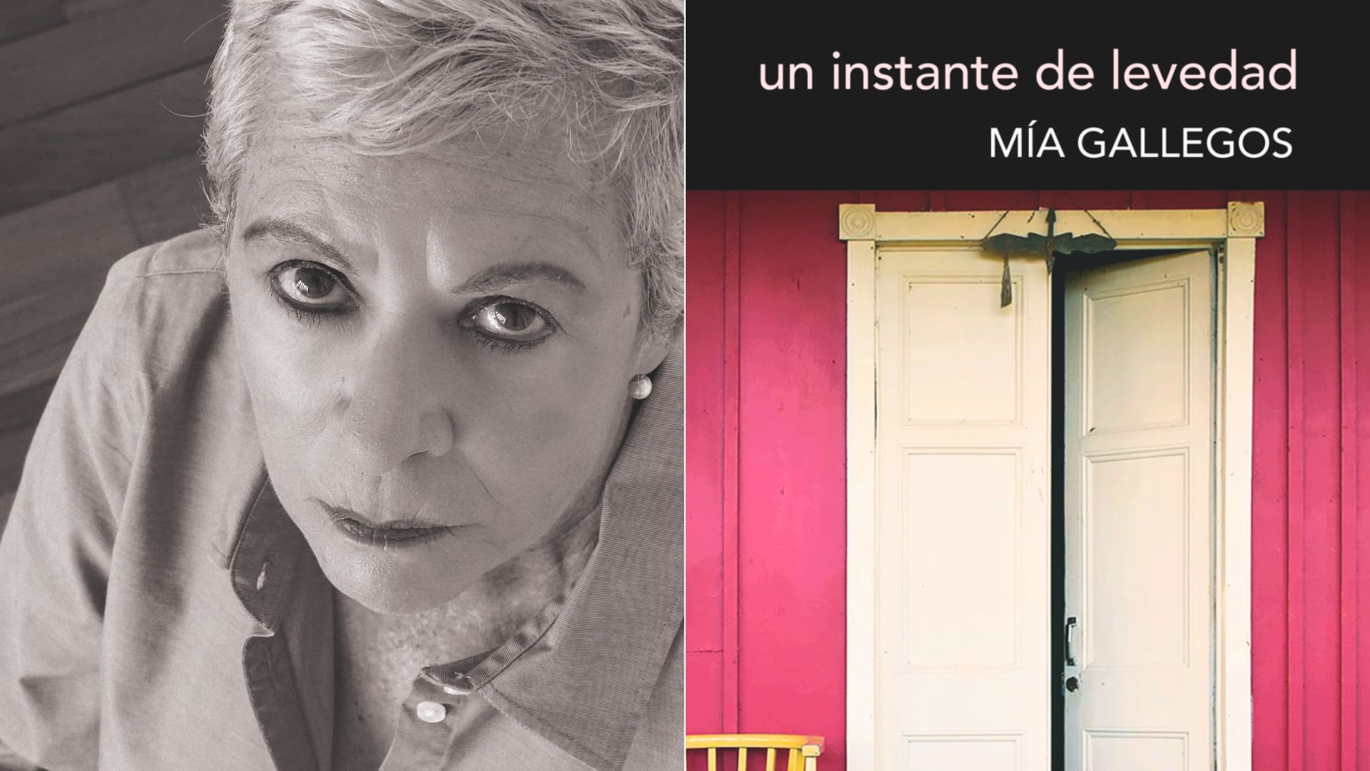 Mía Gallegos presenta su nuevo poemario, 'Un instante de levedad' (Ediciones Perro Azul).