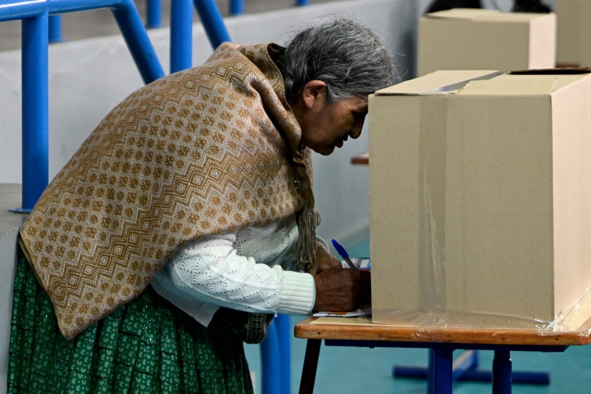Votaciones en Bolivia