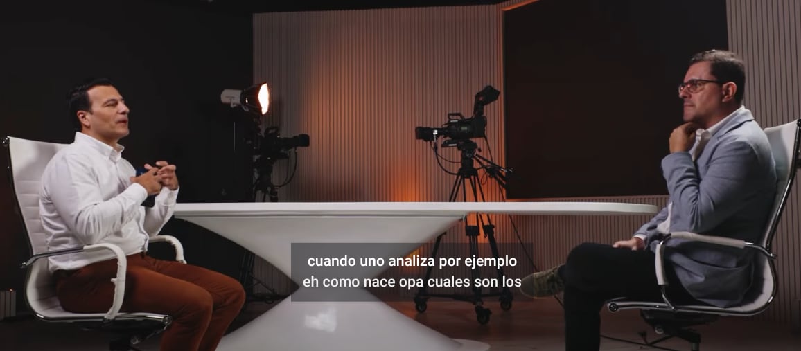 Douglas Sánchez y Freddy Serrano, periodistas.