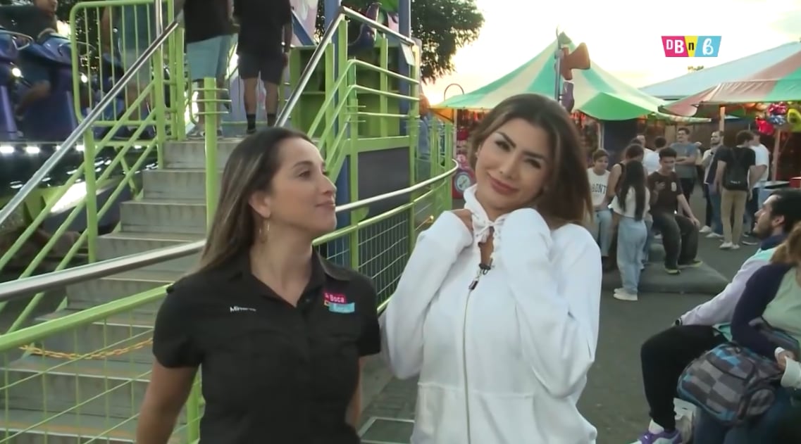 Minerva Rojas expresó un fuerte temor a los juegos mecánicos, llegando a solicitar a Montserrat del Castillo que terminara la transmisión y devolviera la señal al set.