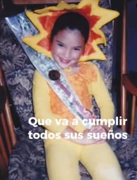 Fotos de María González de niña