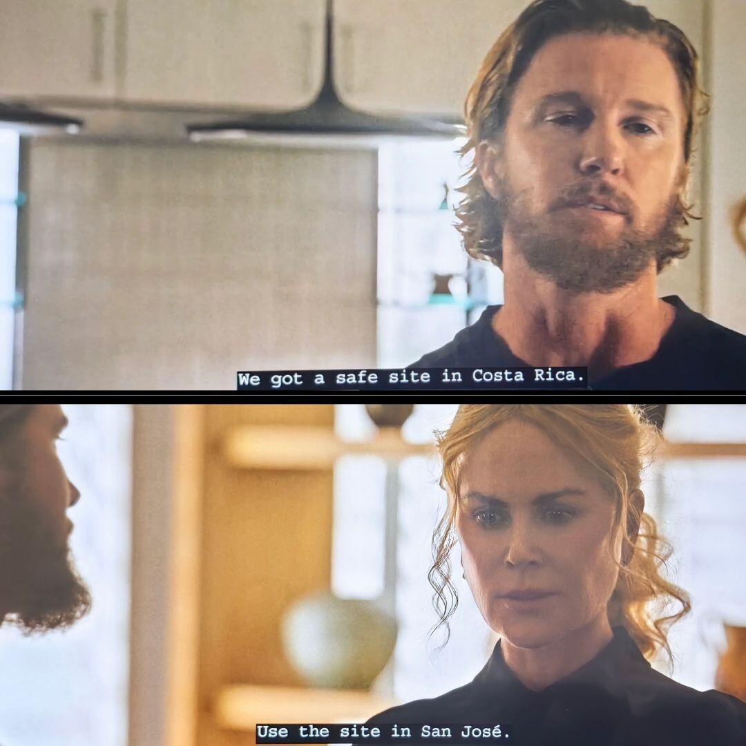 Escenas de la serie 'Lioness', de Paramount+, que se desarrollan en San José, Costa Rica.