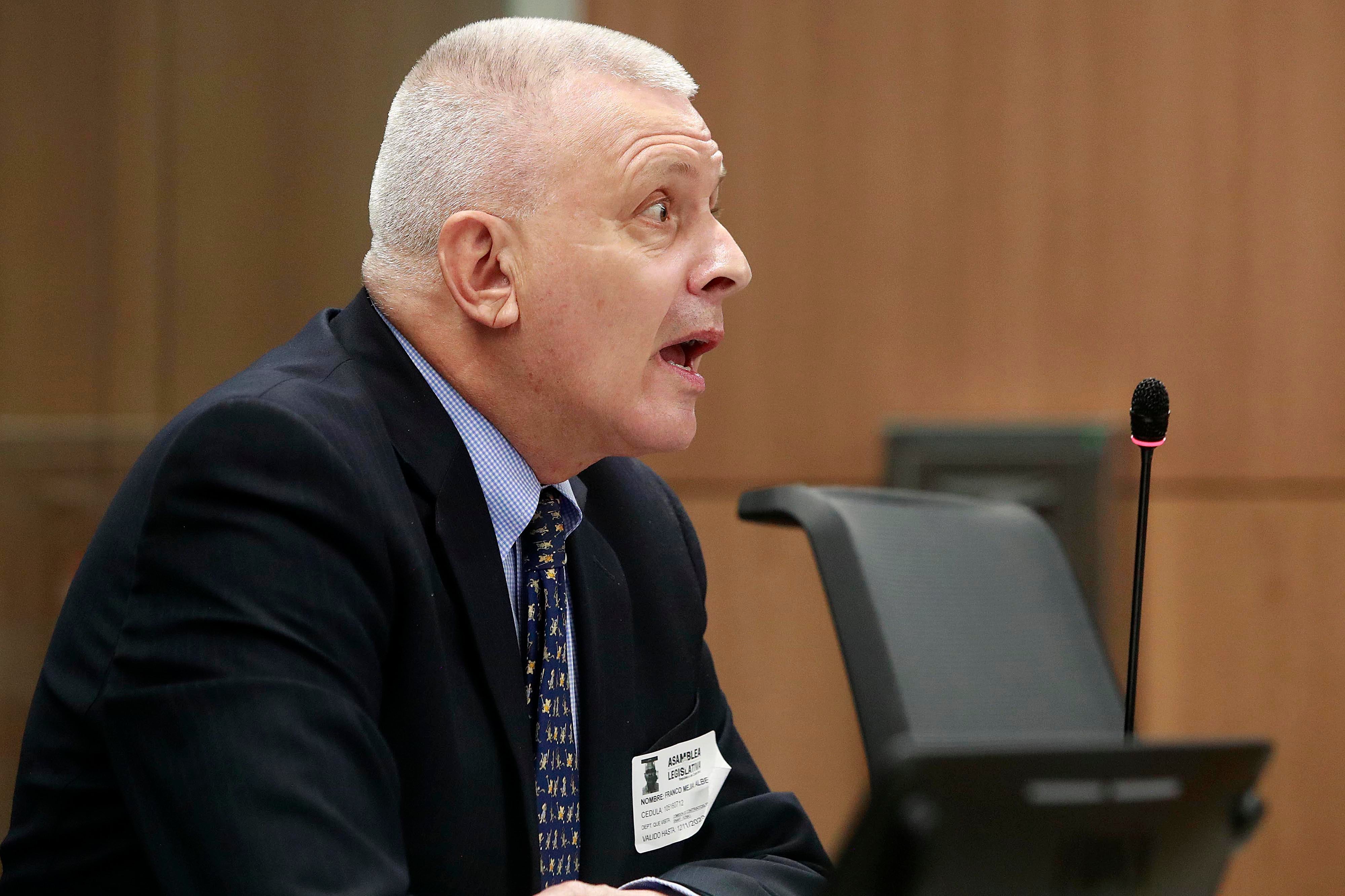 11/12/2023 Asamblea Legislativa. Alberto Franco, exrepresentante de Costa Rica ante el BCIE, comparece ante Comisión del Sinart.