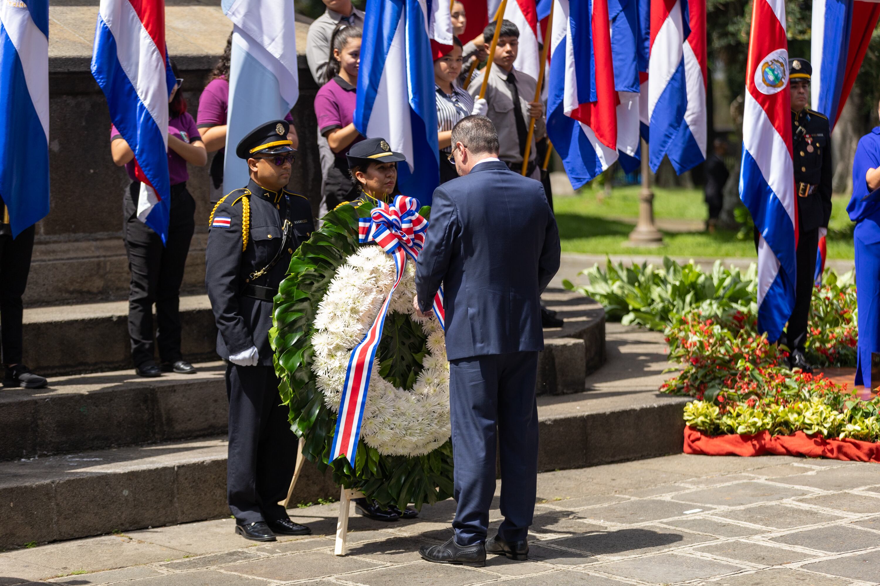15/09/2024, San Jose, Parque Nacional, Acto Cívico de la celebración de los 203 años de independencia.