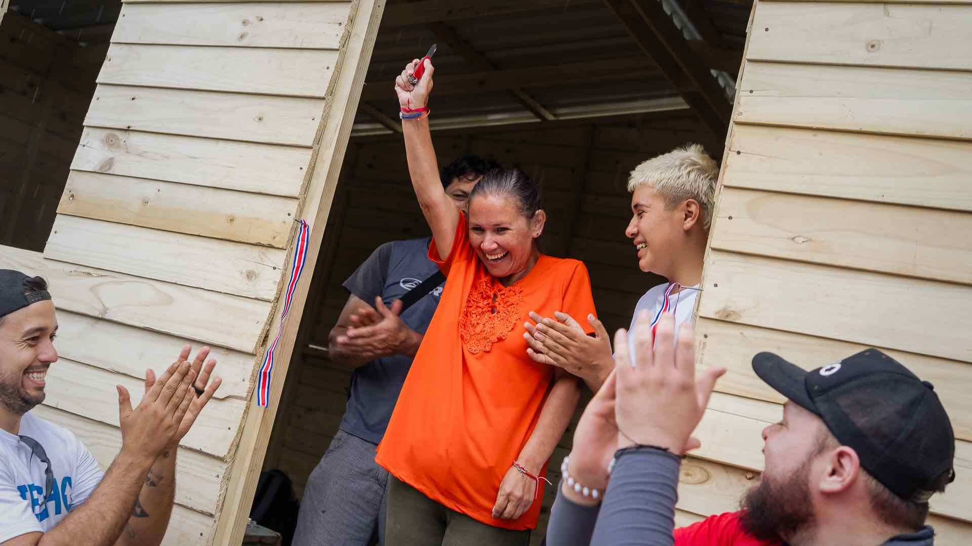 trabajo voluntario en Techo