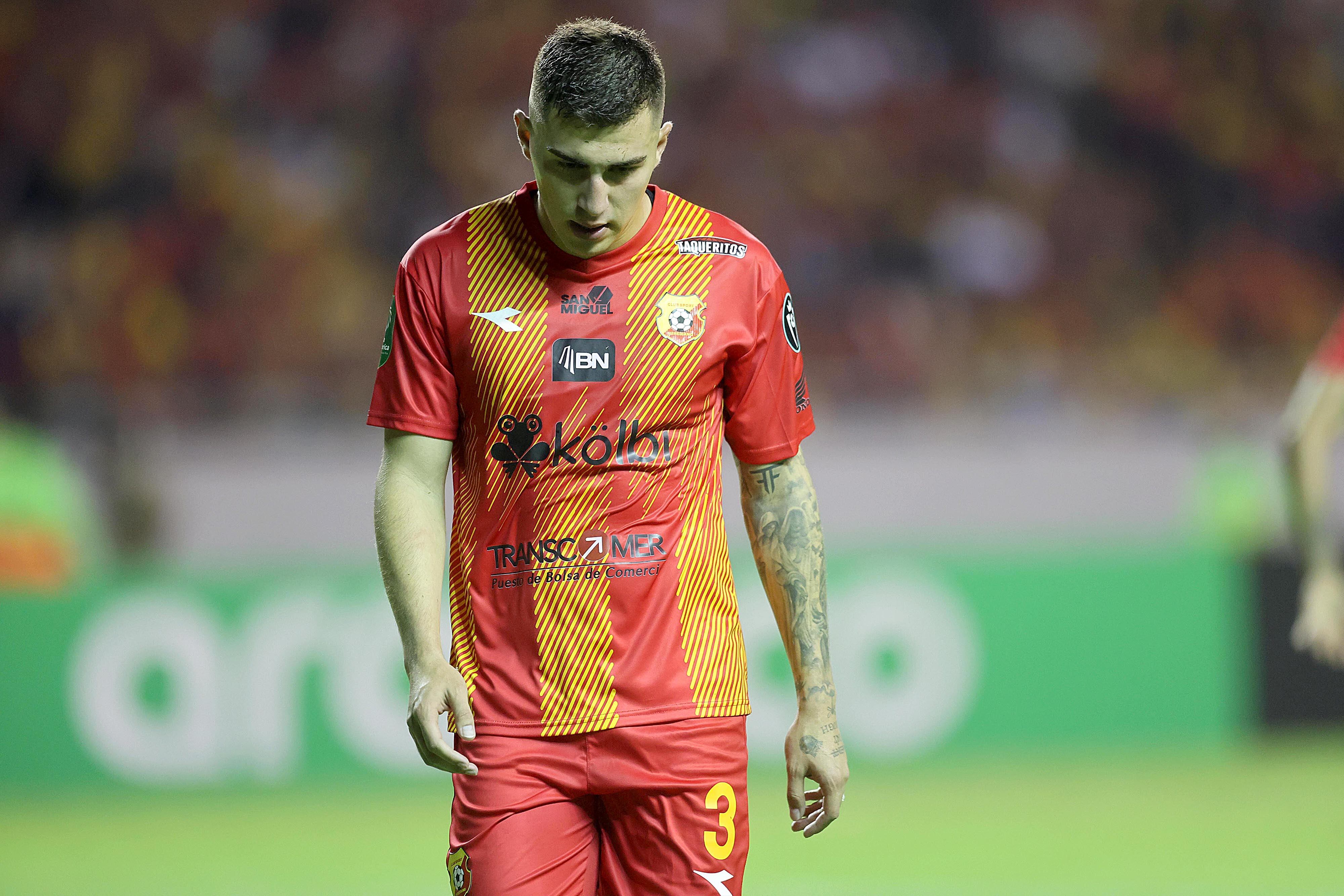03/04/2024 Estadio Nacional, La Sabana. El Club Sport Herediano recibió al Pachuca, de Méxco, en el partido de ida de la serie de cuartos de final de la Copa de Campeones de Concacaf 2024. Foto: Rafael Pacheco Granados