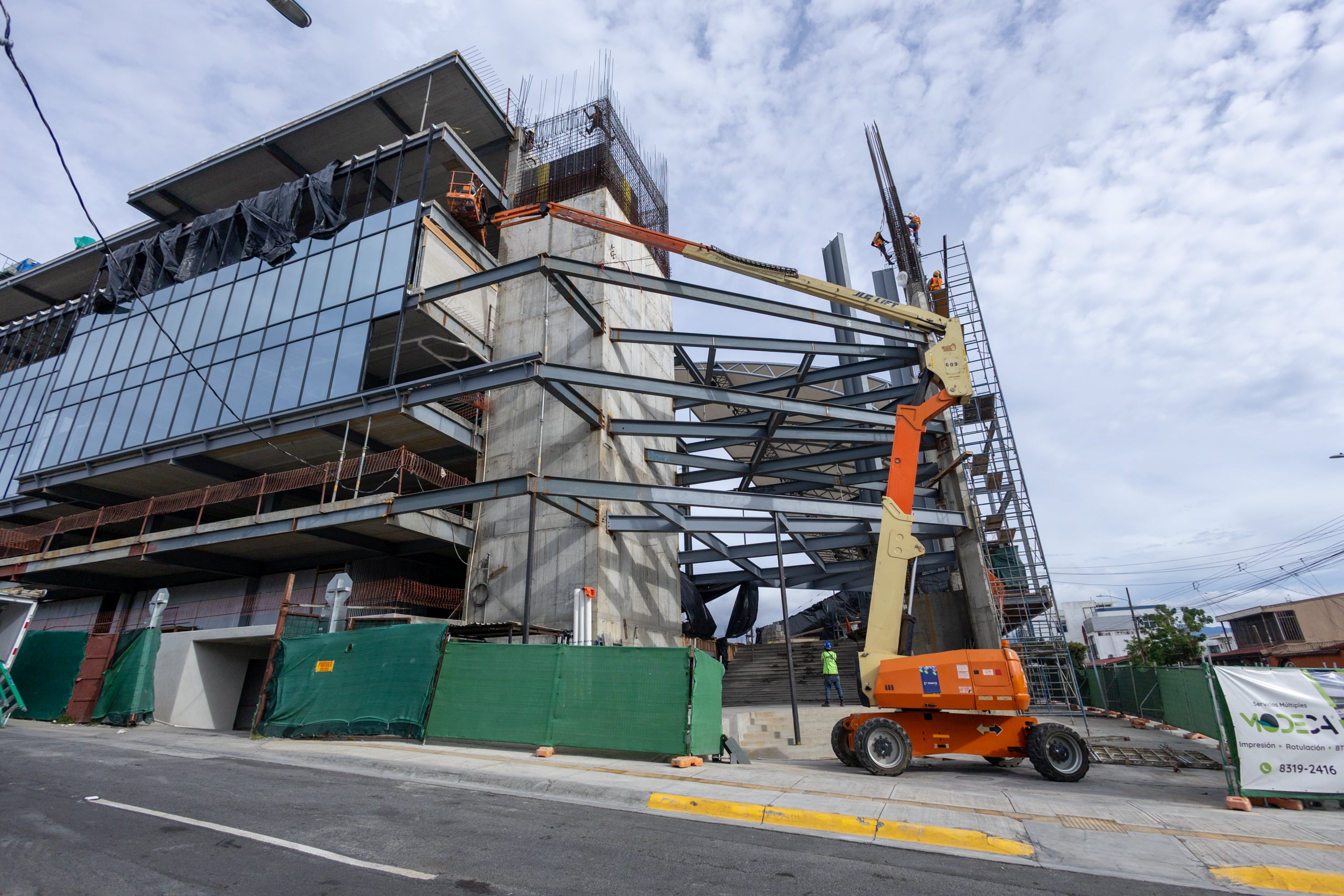 20/05/2026, Costa Rica, Heredia, Nuevo Estadio Eladio Rosabal Cordero, fotografías del avance en la construcción del nuevo estadio del Club Sport Herediano.