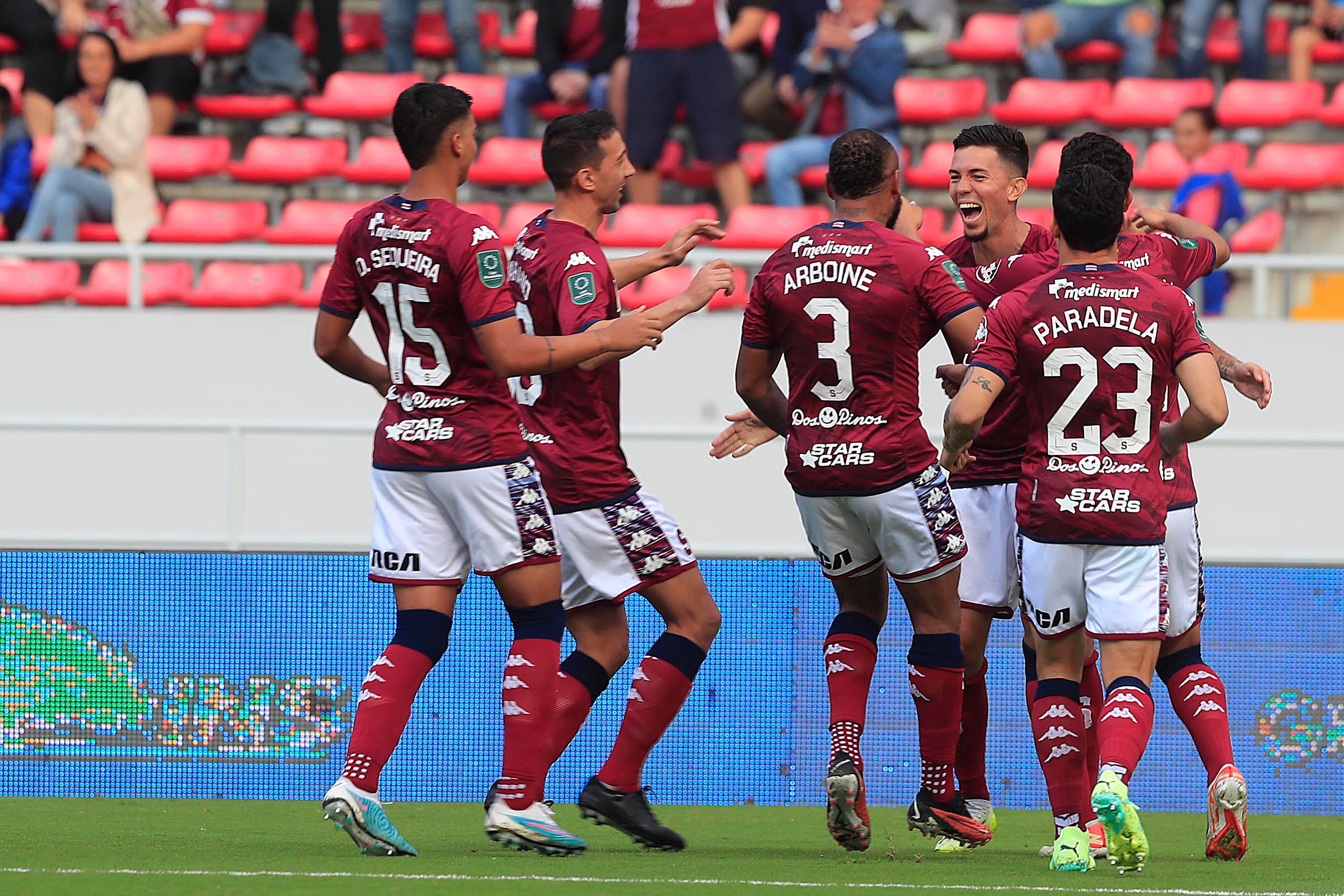 21/01/2024 Estadio Nacional, La Sabana. El Deportivo Saprissa recibió al Club Sport Cartaginés, en partido de la jornada 3 del Torneo de Clausura 2024, Copa Promérica. Foto: Rafael Pacheco Granados