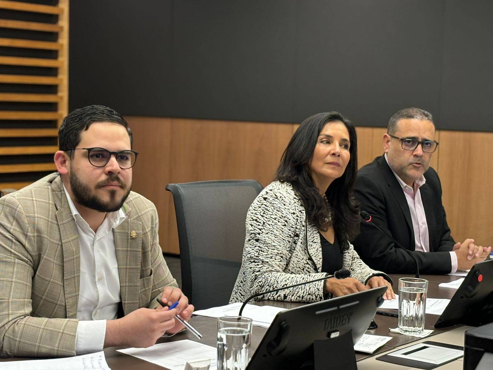 Por unanimidad, los nueve diputados de la Comisión de Hacendarios dictaminaron afirmativamente el proyecto para modificar la ley de eurobonos. (Foto: cortesía PLN)