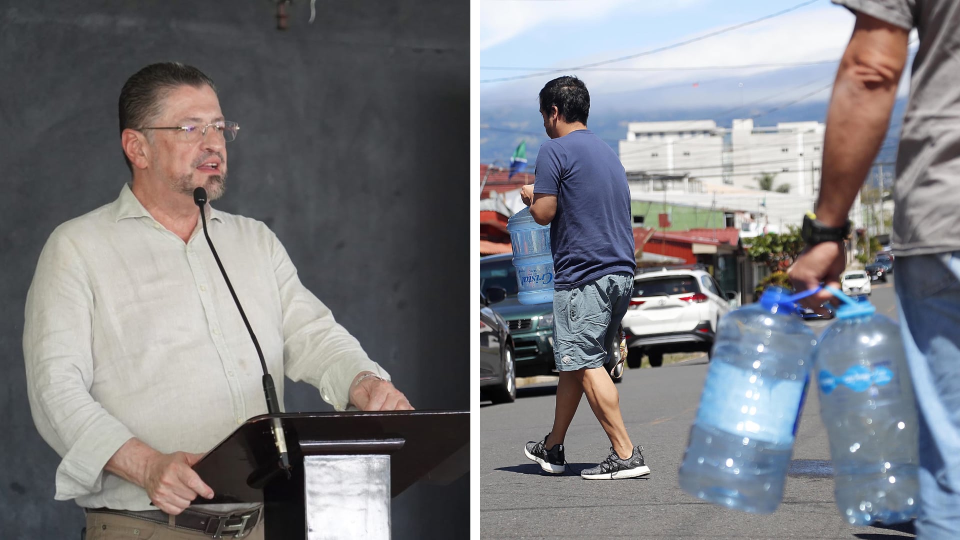 Comunidad de Santa Fe, en Cóbano de Puntarenas, alega falta de agua potable, pese a que Chaves inauguró acueducto que supuestamente les beneficiaría.