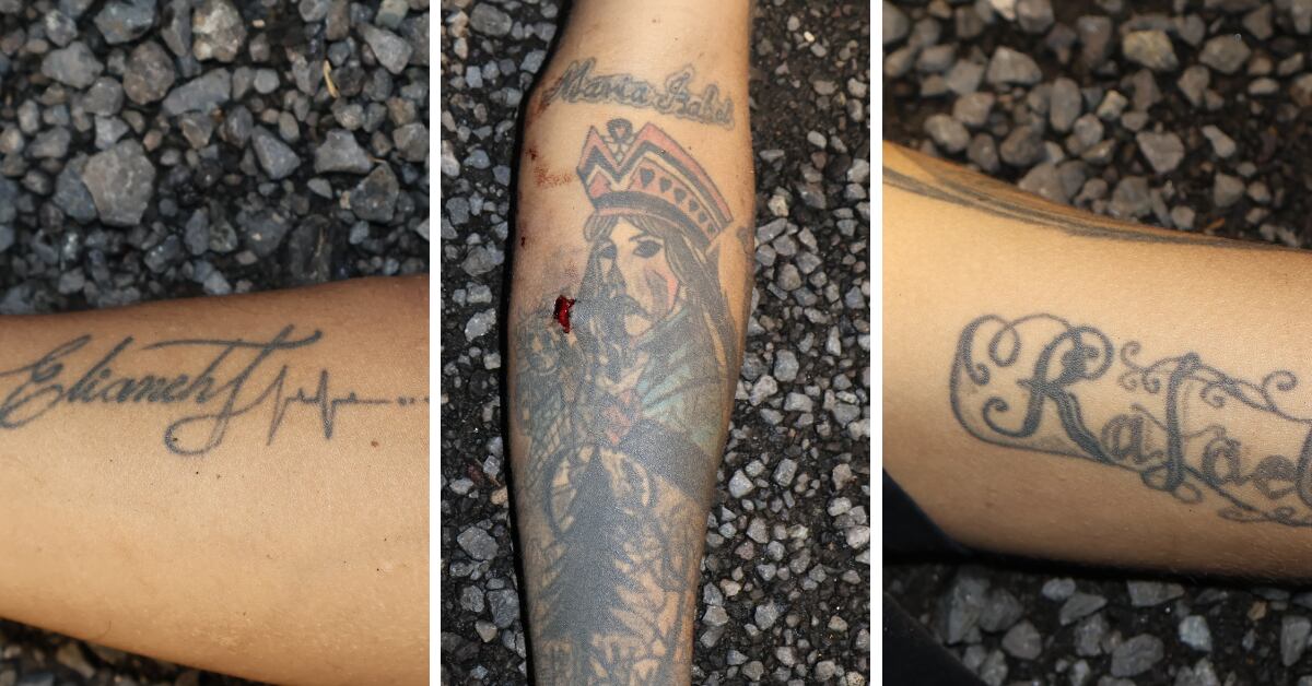 El OIJ solicitó que si reconoce alguno de estos tatuajes se comunique a la
línea 800-8000645, o al WhatsApp 8800-0645 del Centro de Información
Confidencial.