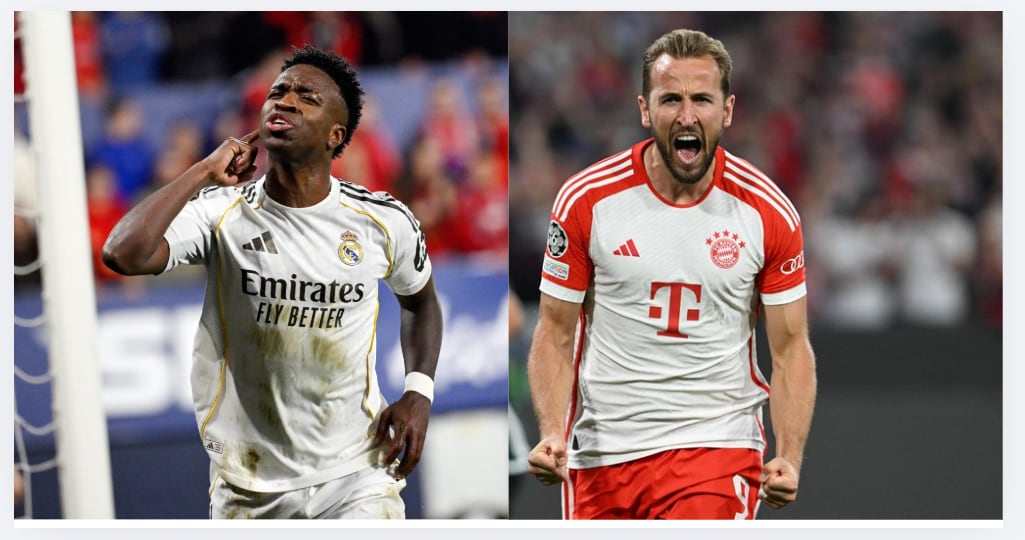 Champions League
Vinicius Jr.
Real Madrid
Harry Kane
Bayern Múnich
7 de abril del 2026
AFP