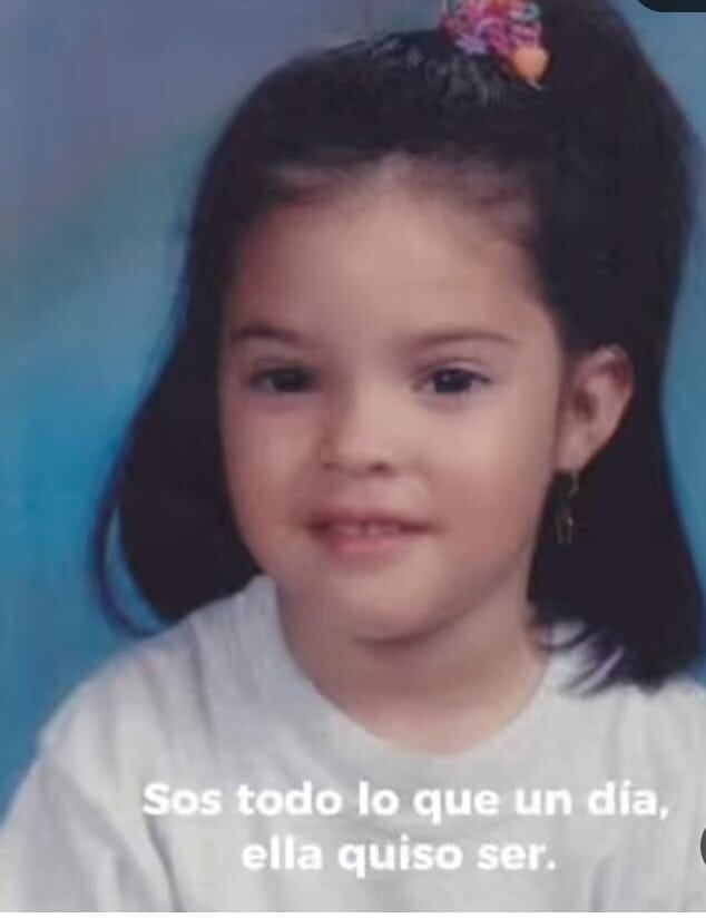 Fotos de María González de niña