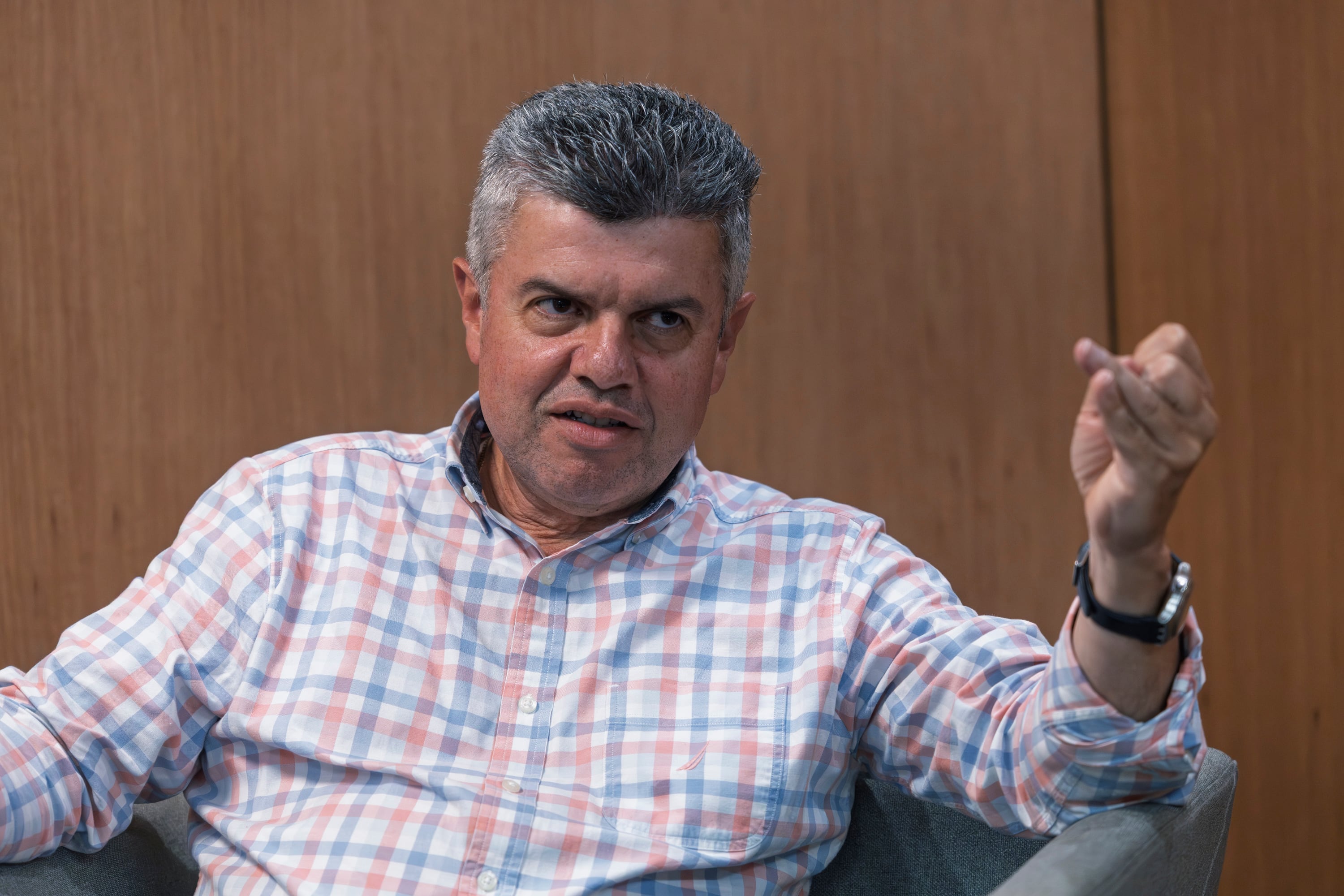 20/01/2026, San José, Asamblea Legislativa, entrevista con Alvaro Ramírez candidato a diputado del PLN por San José.