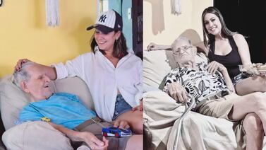 Thais Alfaro presentó a su tío de 100 años: ‘Revivo mi infancia con él’