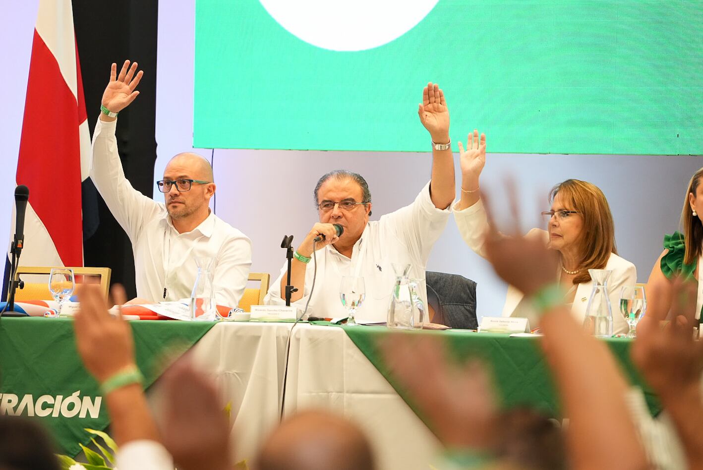 25/01/2025. Asamblea Nacional del PLN, Centro de Convenciones, Heredia. Fotografía: Lilly Arce.