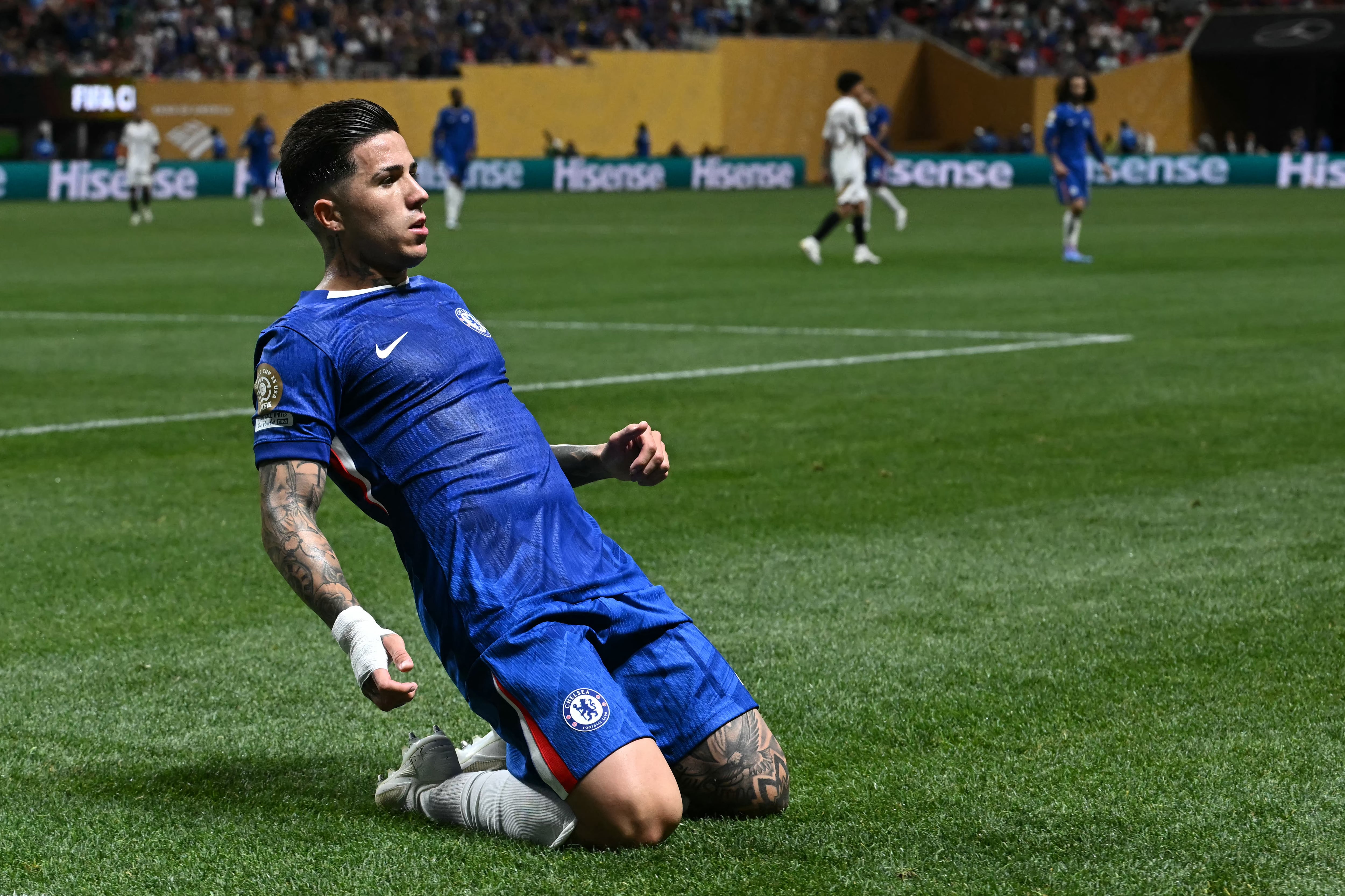 Chelsea derrotó a Los Angeles FC en su debut en el Mundoal de Clubes 2025. AFP.