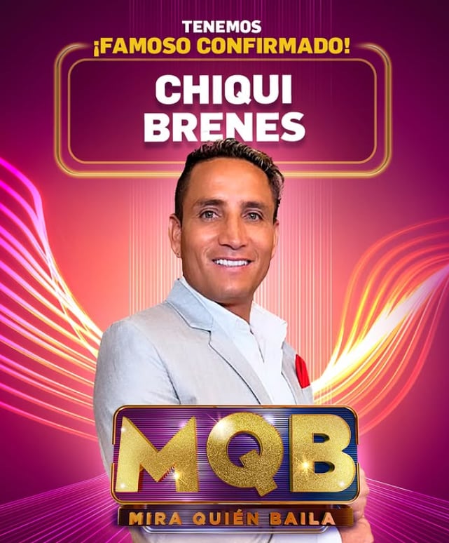 Randall "Chiqui" Brenes, exfutbolista y participante de Mira quién baila (MQB), segunda temporada.