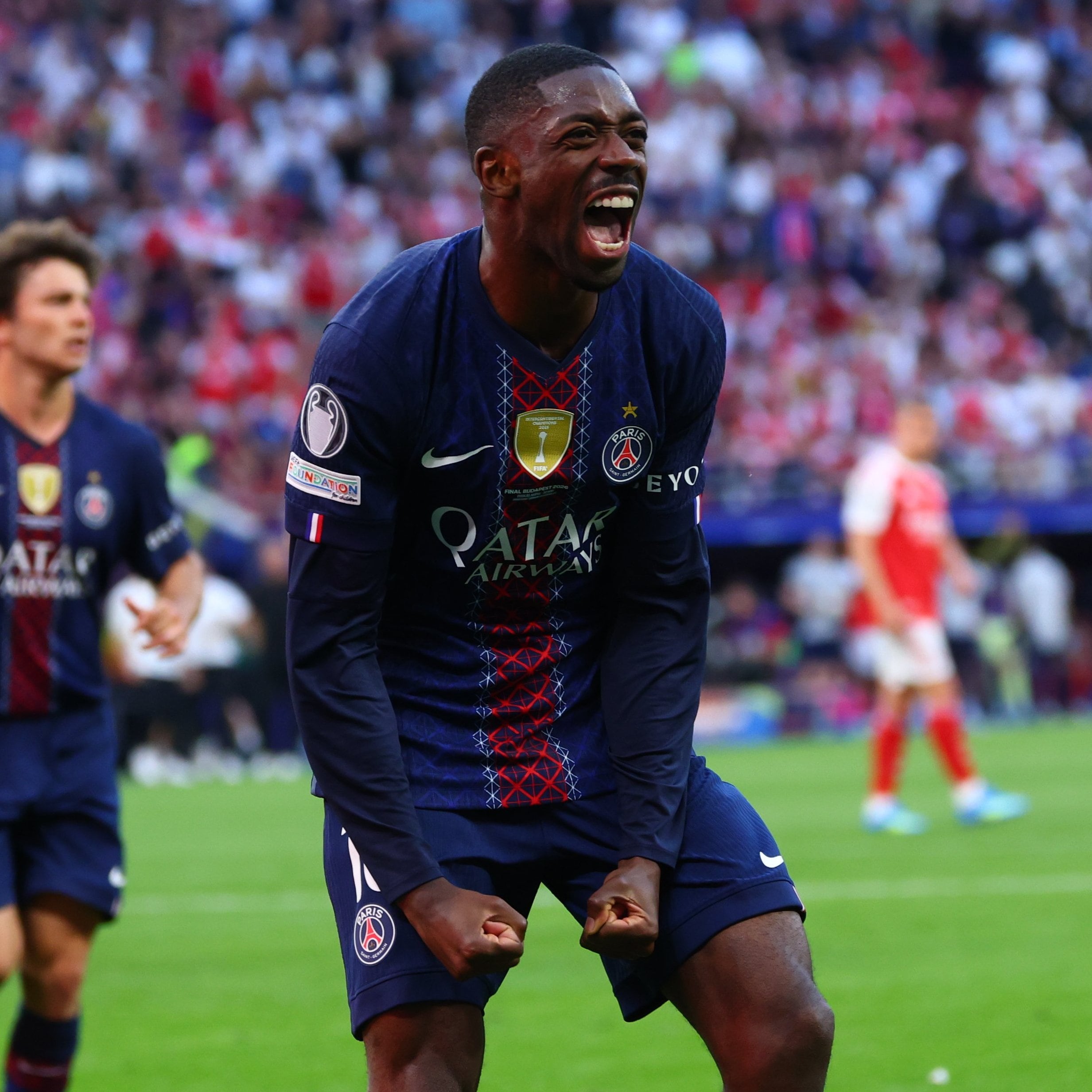 Ousmane Dembélé puso el 1-1 en la final de la Champions League entre PSG y Arsenal.