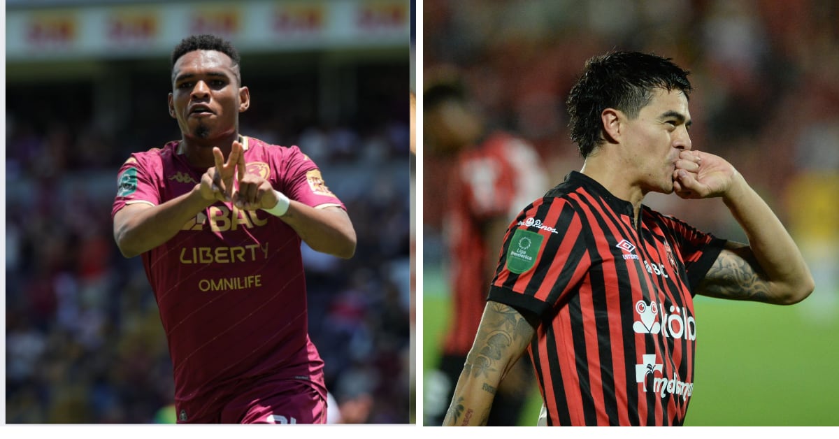 Orlando Sinclair y Diego Campos son figuras de Saprissa y Alajuelense, que se enfrentan en la final de segunda fase del Apertura 2025.