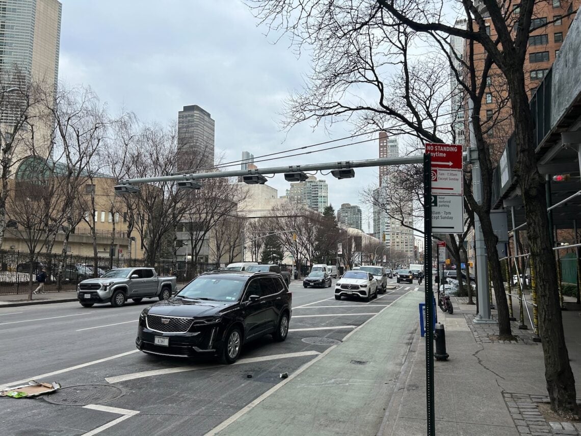 Cámaras de cobro por congestión en Nueva York.