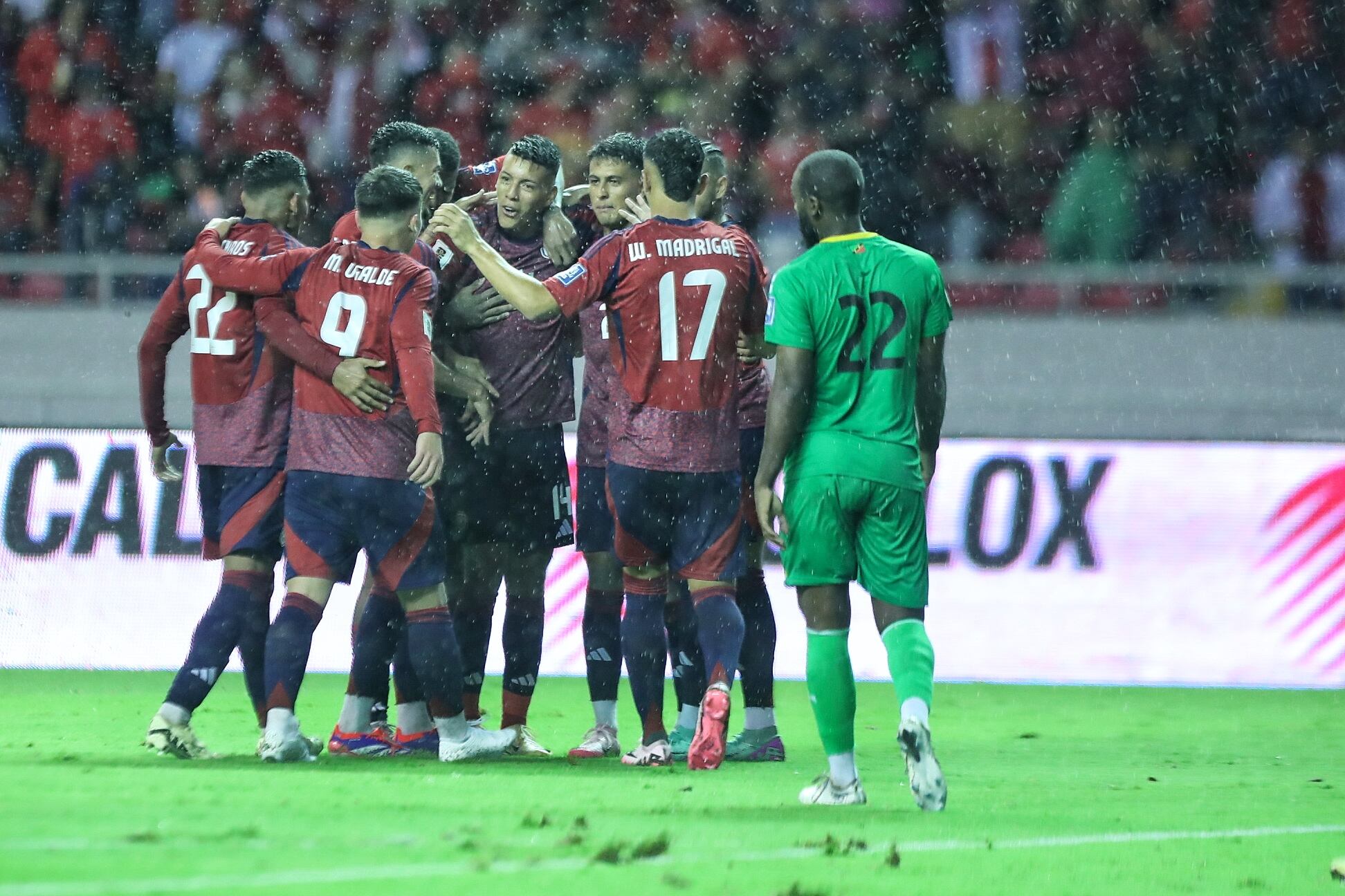 22/05/2024/ Juego entre la selección de Costa Rica vs San Cristóbal y Nieves en el estadio Nacional de Costa Rica por la primera fecha de la eliminatoria al mundial 2026 USA, Canadá y México / Foto John Durán