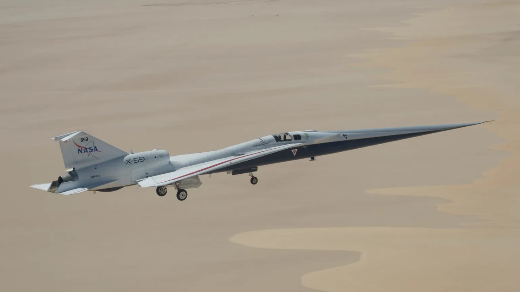El avión experimental X-59 inicia pruebas decisivas para validar vuelos supersónicos silenciosos y más rápidos.