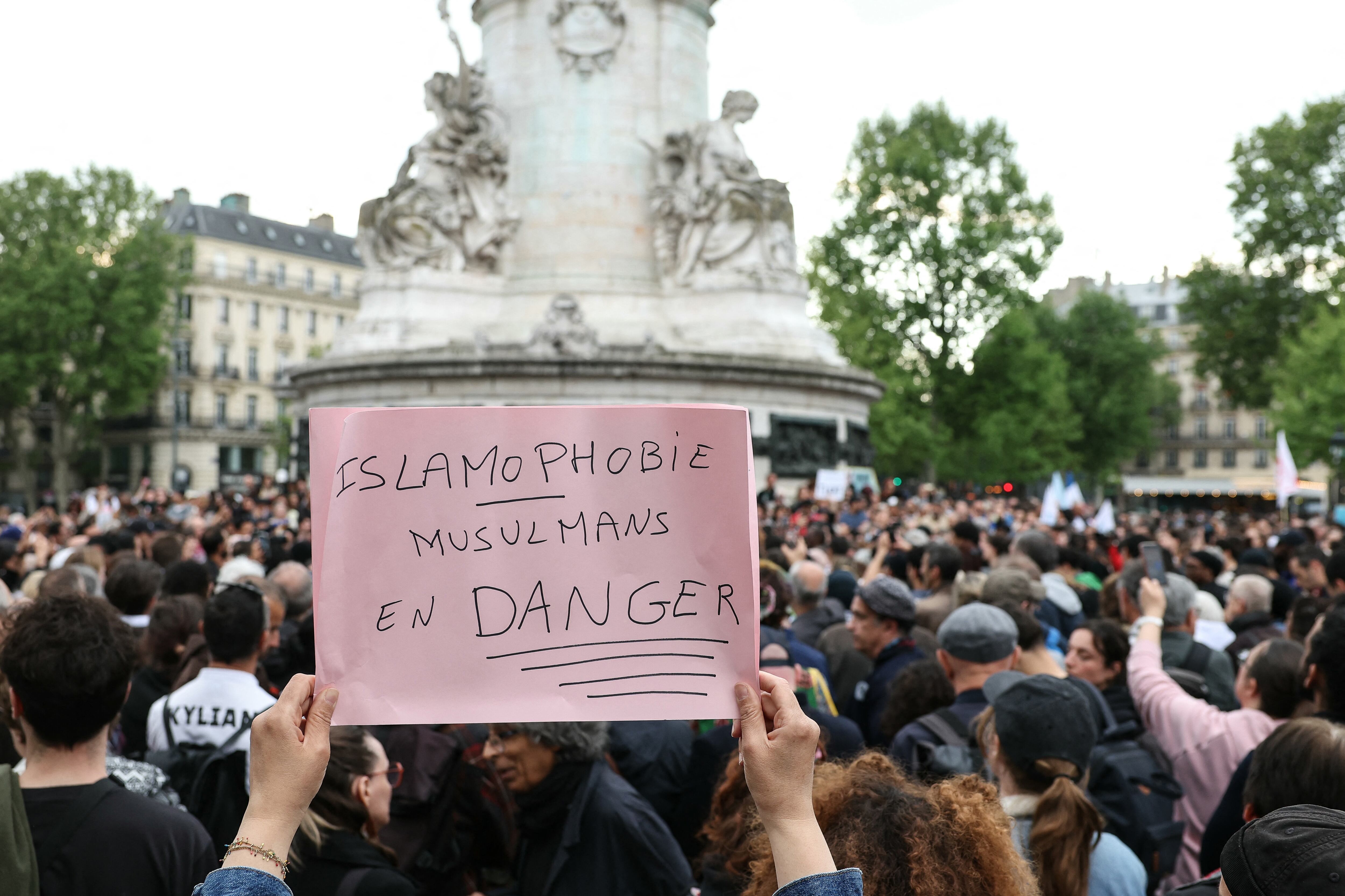 Manifestación en Francia.
