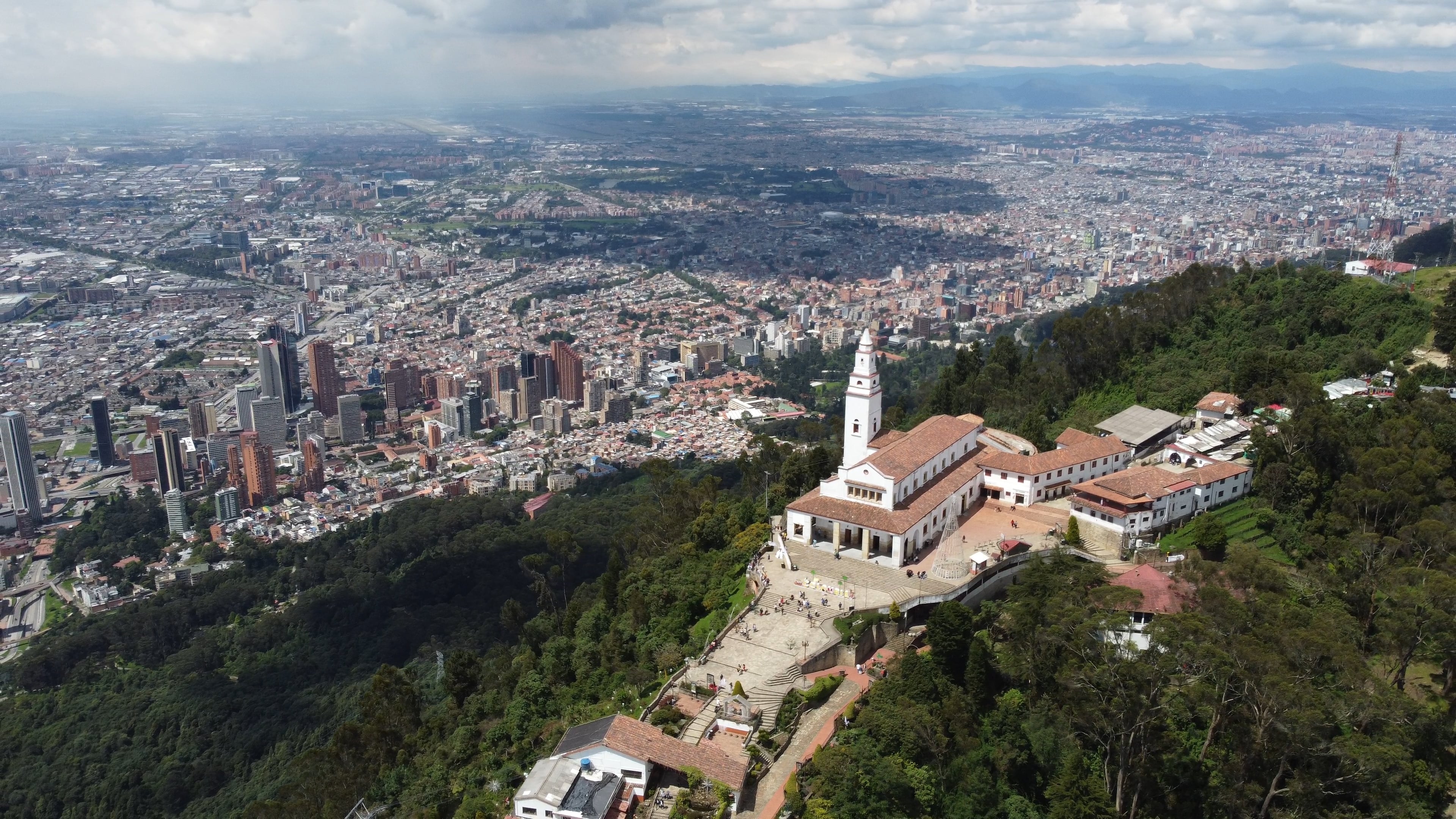 Vista de Bogotá desde Monserrate