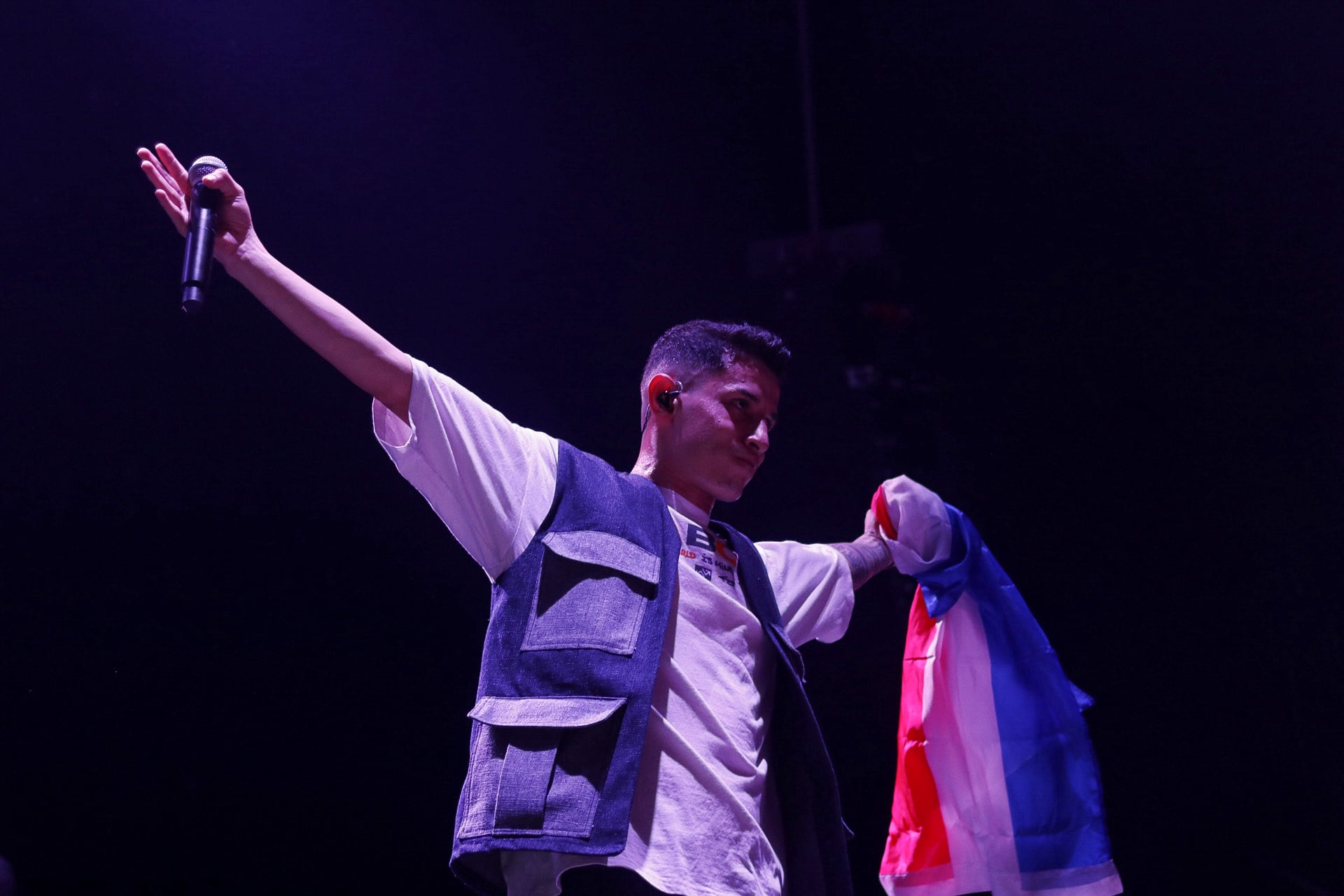 13/06/2024. Concierto de Trueno. Palacio de los Deportes, Heredia. Fotografía: Lilly Arce. En la fotografía: SNK. Sergio.