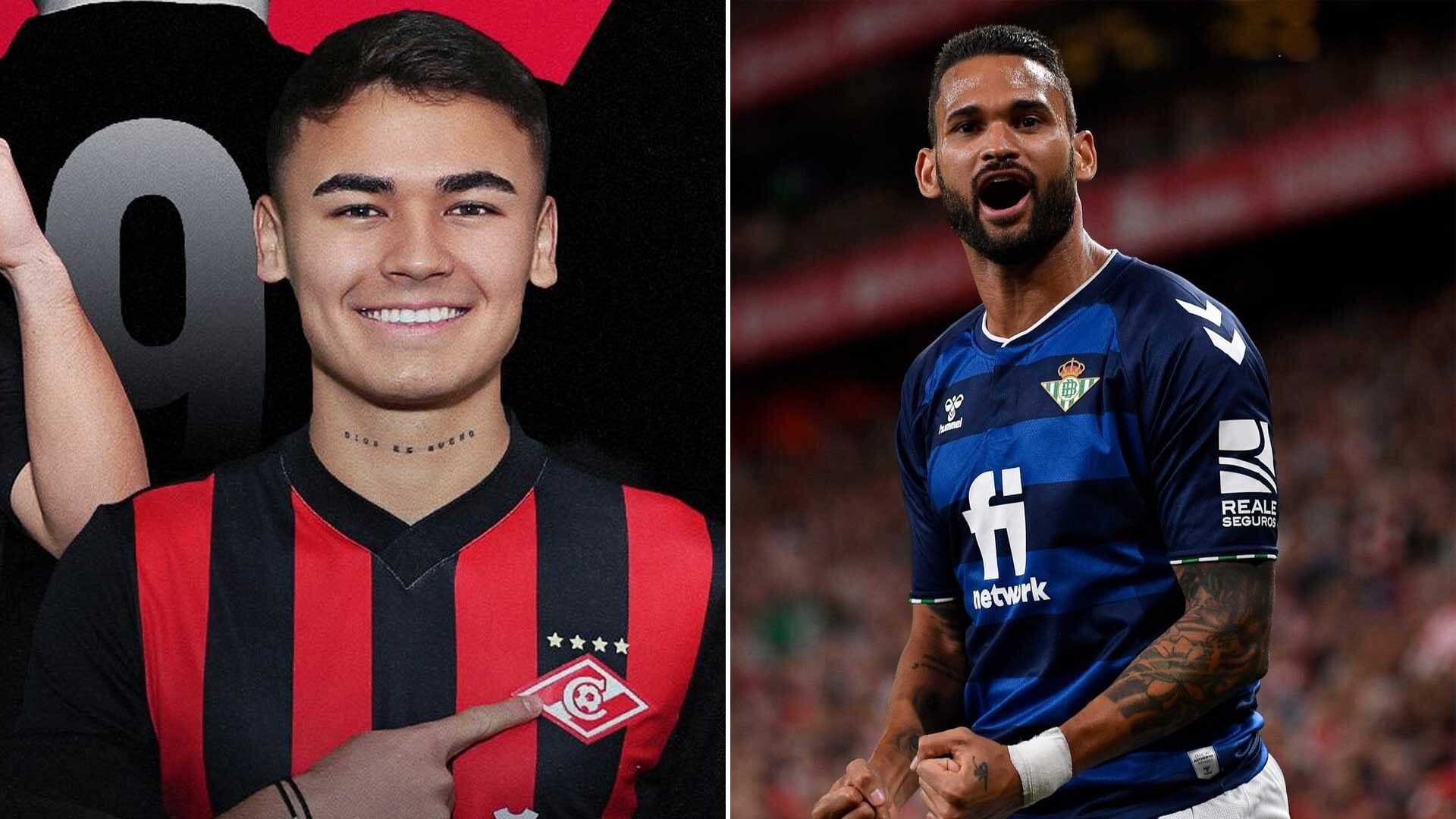 Manfred Ugalde competirá con Willian José en el Spartak de Moscú tras la llegada del delantero brasileño desde el Real Betis.