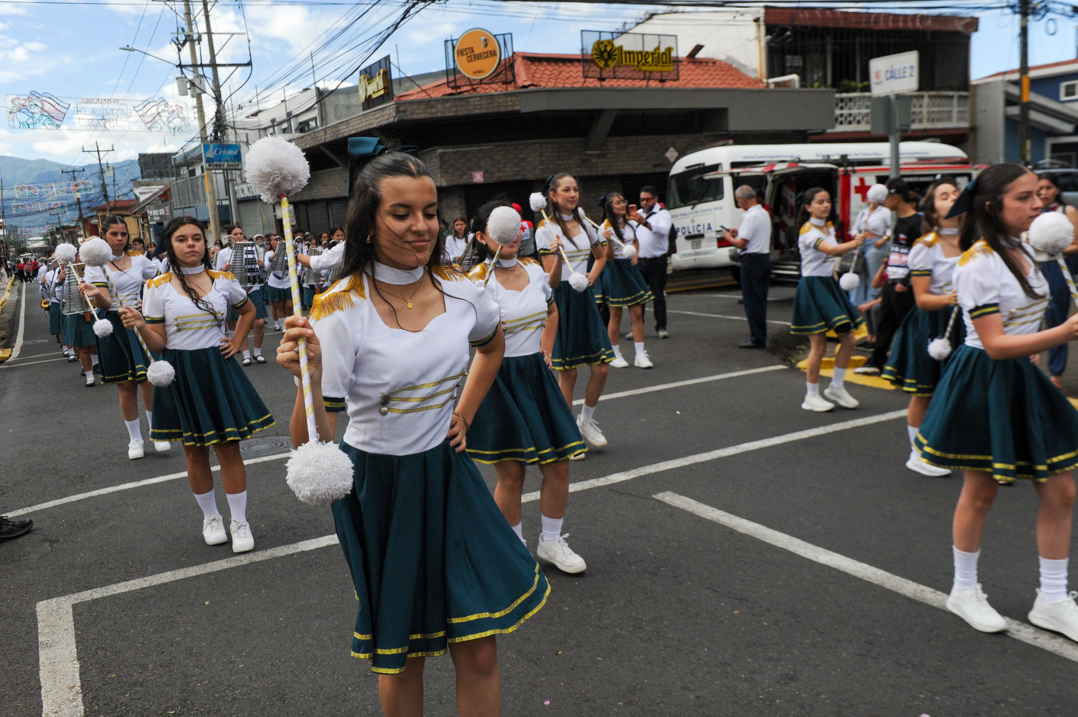 Actos de conmemoración de los 170 años de la Batalla de Rivas, en el parque Juan Santamaría, en Alajuela, este 11 de abril.