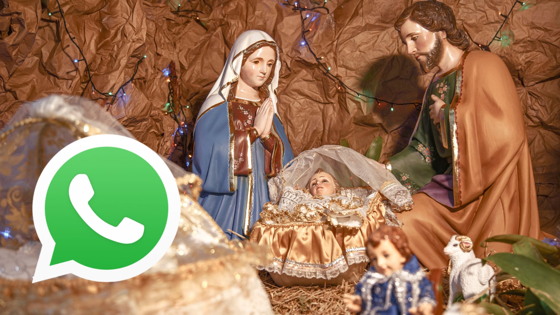 El “modo pesebre” permite cambiar el ícono de WhatsApp por una imagen navideña usando una app de terceros llamada Nova Launcher.