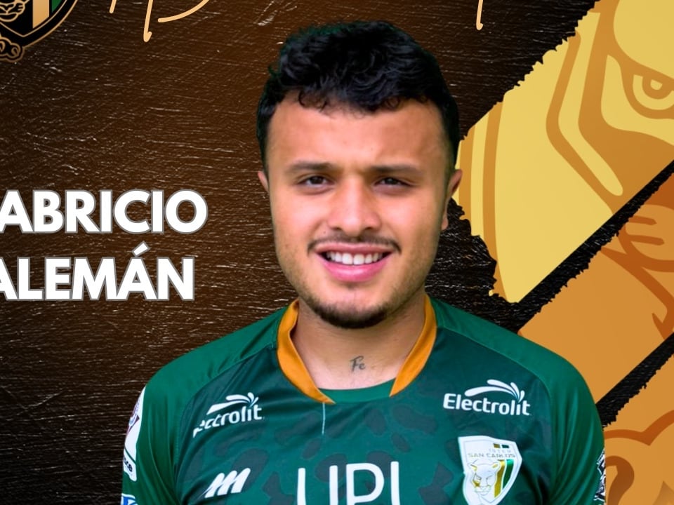 Inter San Carlos anunció a Fabricio Alemán.