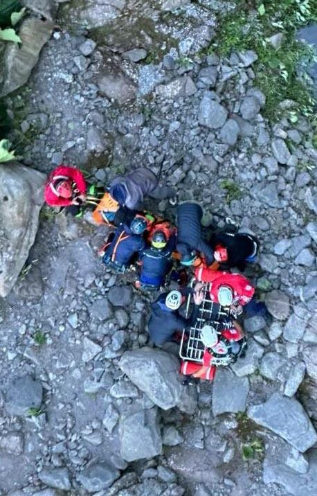 Rescate de turista Española_Foto MSP