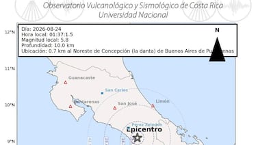 Ovsicori confirma: dos temblores de magnitud 5,0 y 4,5 con epicentro en Coronado sacudieron Valle Central