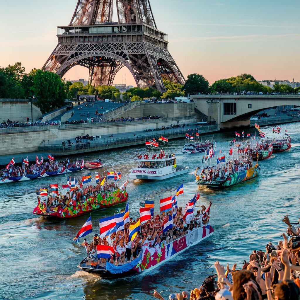 Juegos Olímpicos París 2024
Desfile de inauguración en el Río Sena
22 de julio del 2024
Tomado "X" VarskySports