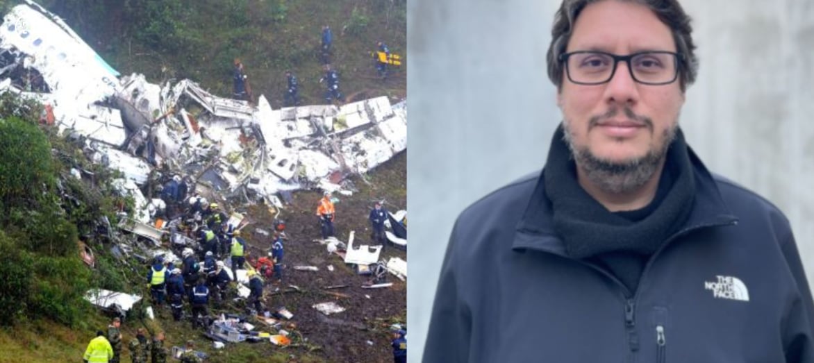 Luiz Fernando Feres da Cunha Ferraz contó la historia de lo ocurrido con el Chapecoense, sin imaginar que años después moriría en un accidente aéreo.