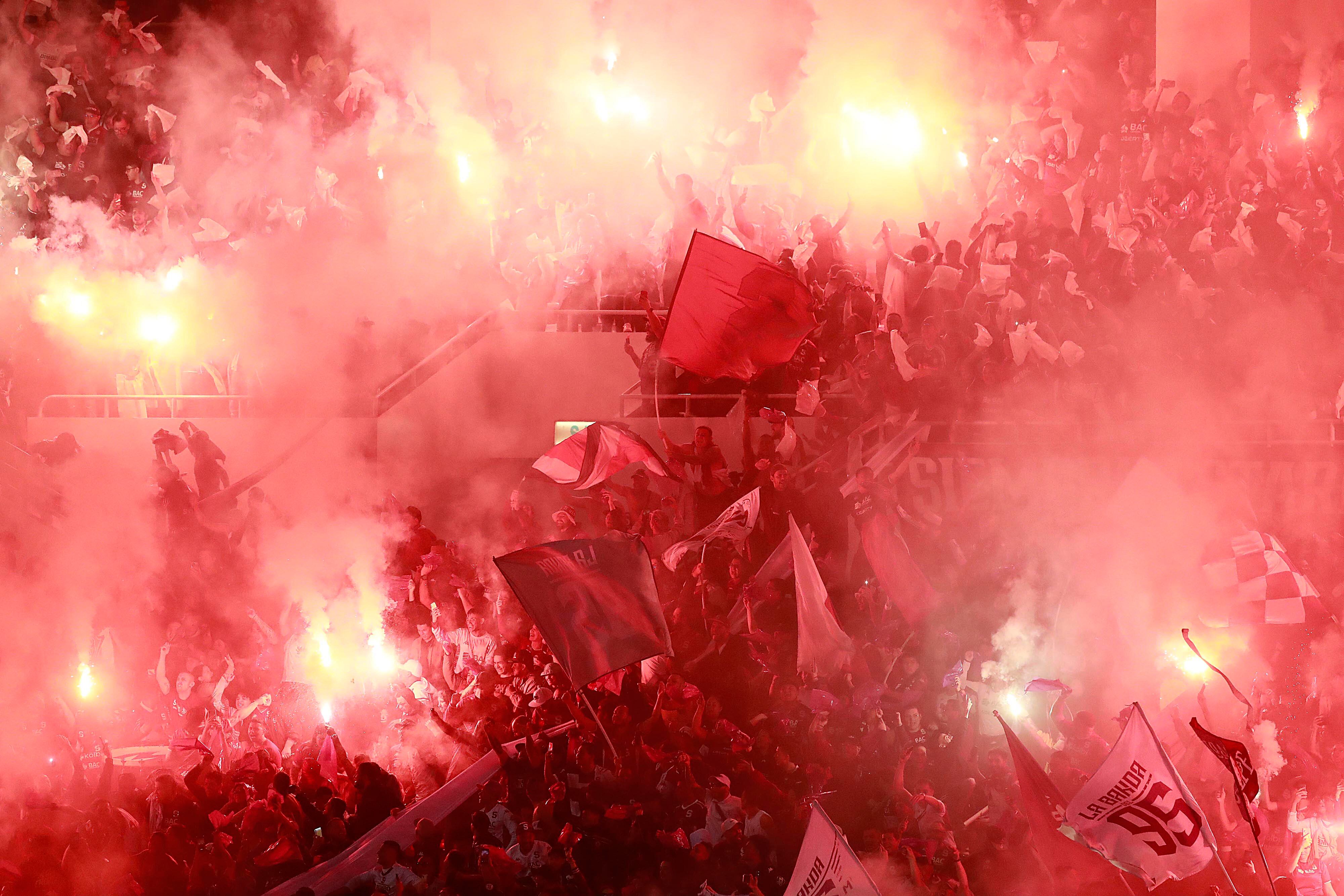 18/11/2023 Estadio Nacional, La Sabana. La Liga Deportiva Alajuelense y el Deportivo Saprissa se enfrentaron este sábado en una nueva edición del Clásico Nacional. Se dio en la final del Torneo de Copa, a estadio casi lleno, con la presencia de las dos aficiones más grandes del país.