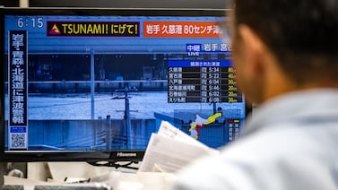 Terremoto sacude Japón y provoca tsunami con olas de 80 centímetros