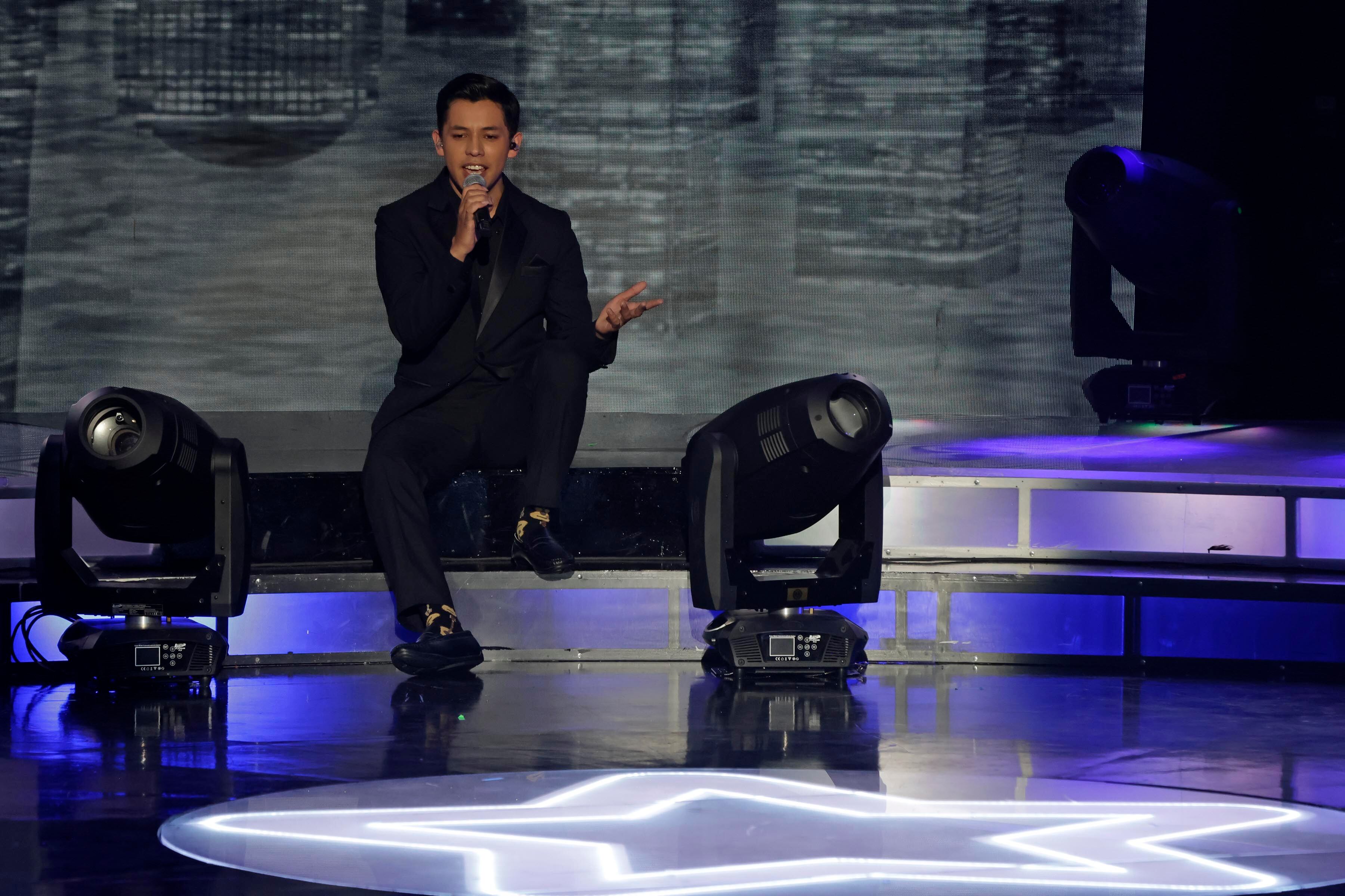 05/11/2023. Teletica, Sabana Oeste. Hora: 07:00 p.m. Gala número 10 de Nace una Estrella, grabada en el estudio Marco Picado de Teletica. En la foto, Jafet Jerez. Fotos: Mayela López