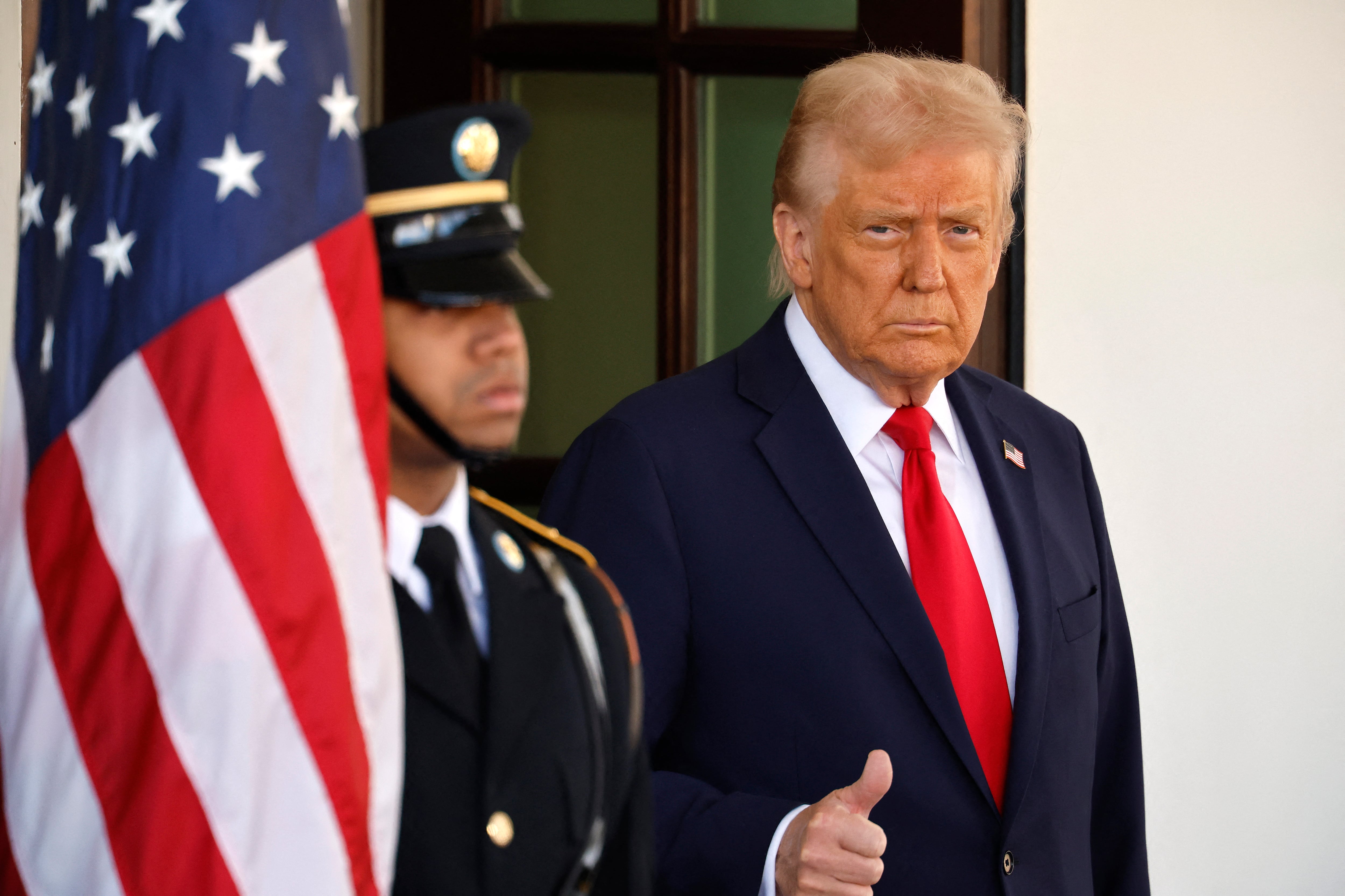 Donald Trump, presidente de Estados Unidos, en la Casa Blanca.
